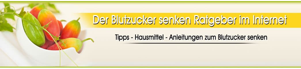 Blutzucker senken